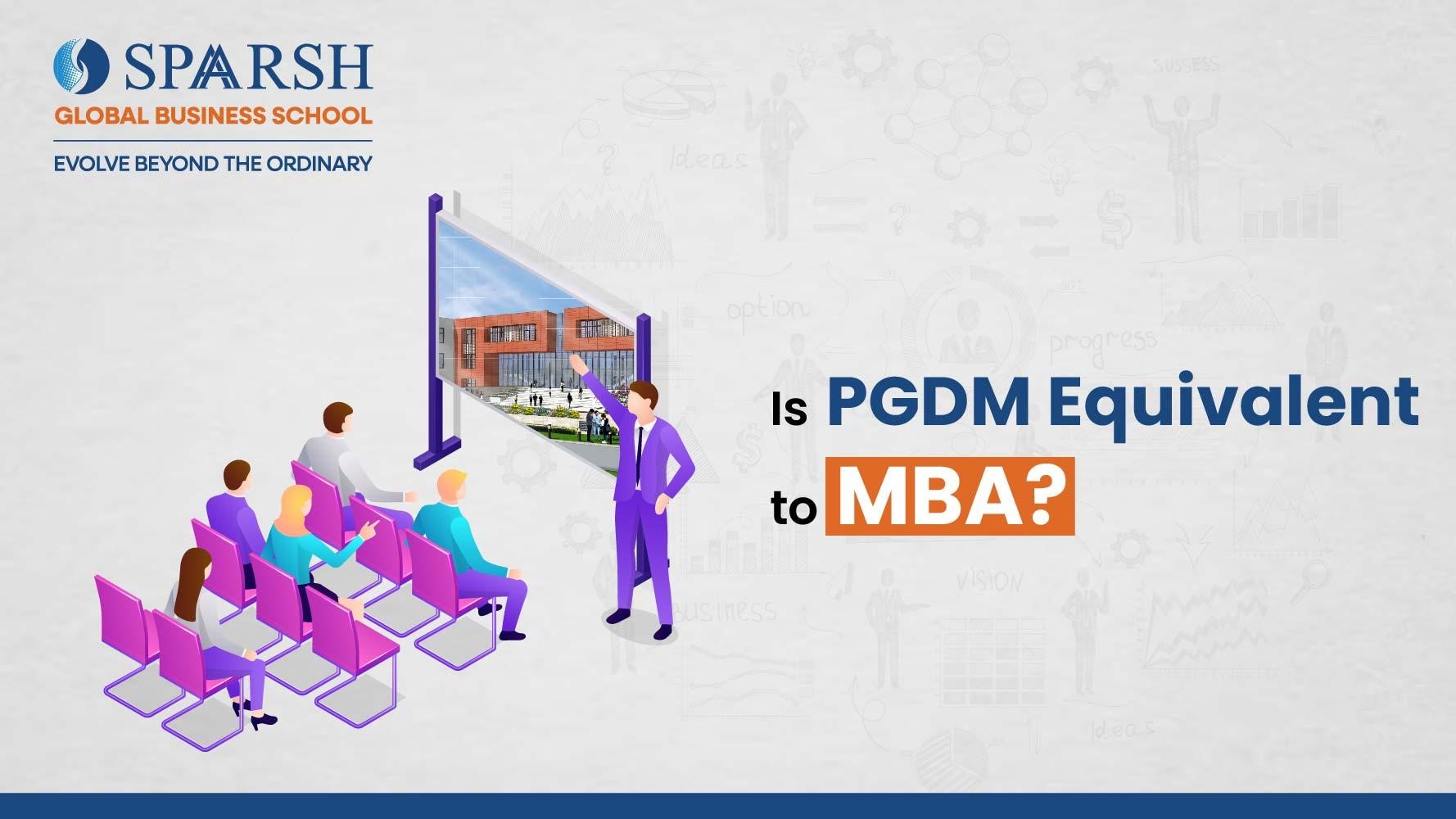 Is PGDM Equivalent to an MBA?