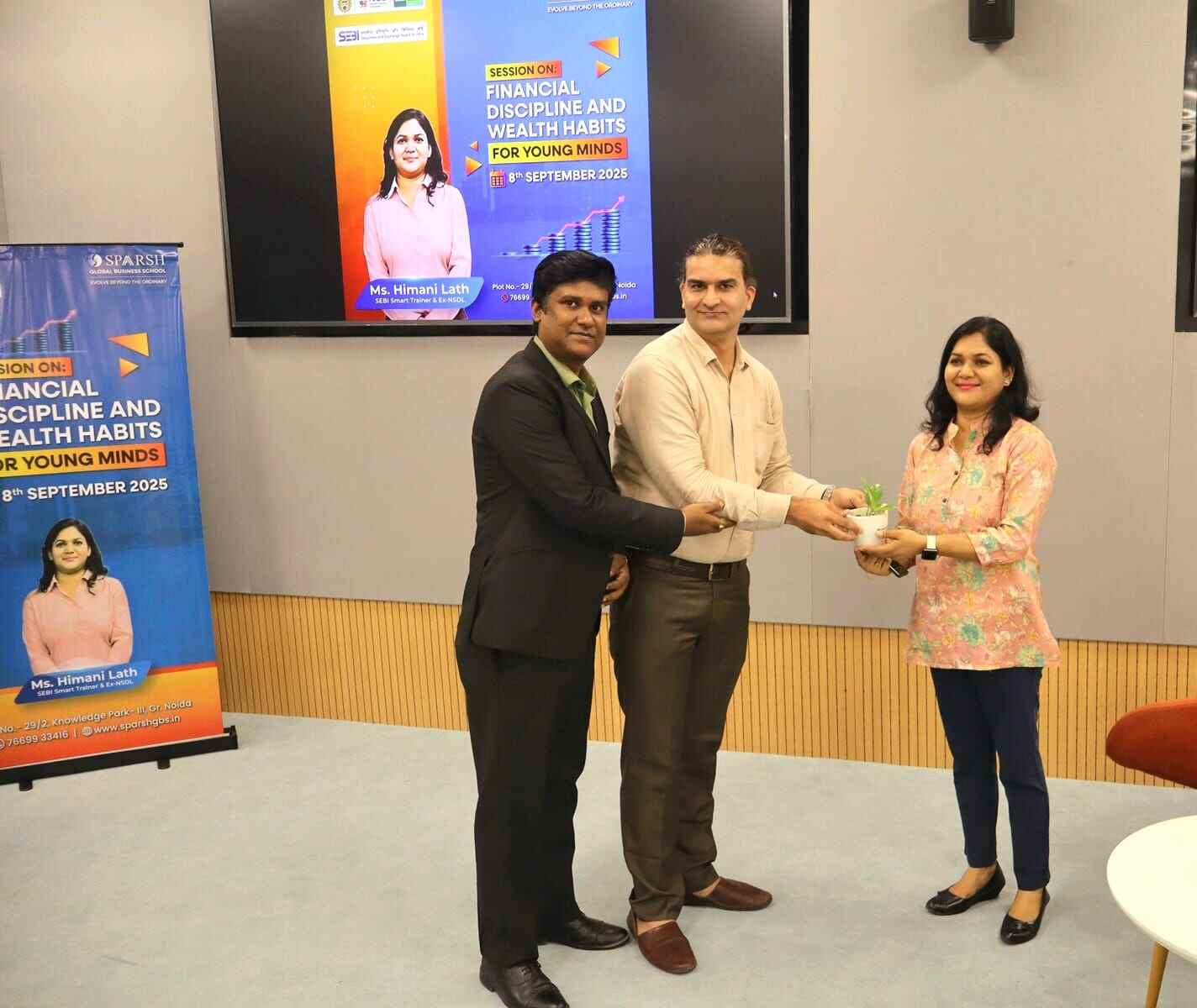 Session on Financial Discipline and Wealth Habits for Young Minds