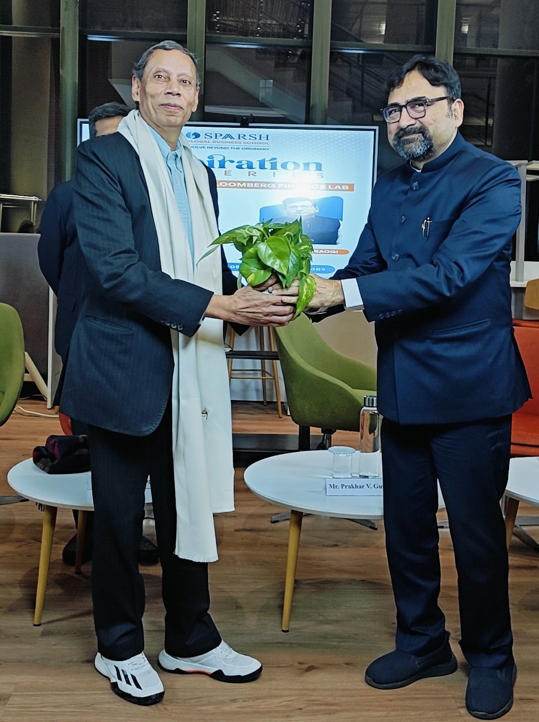 Inauguration of the Bloomberg Finance Lab at SGBS